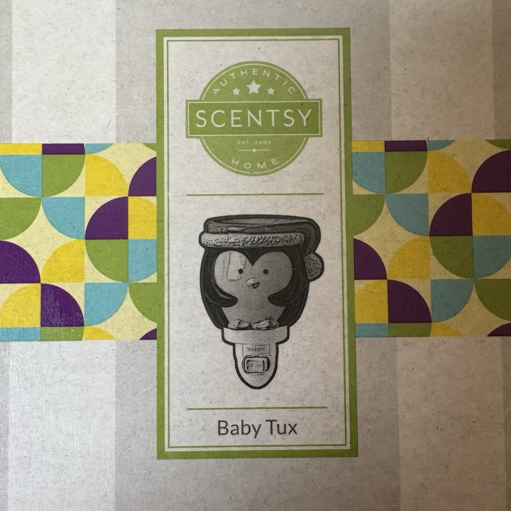 Scentsy New In Box  Baby Tux Wall Wax Warmer Penguin